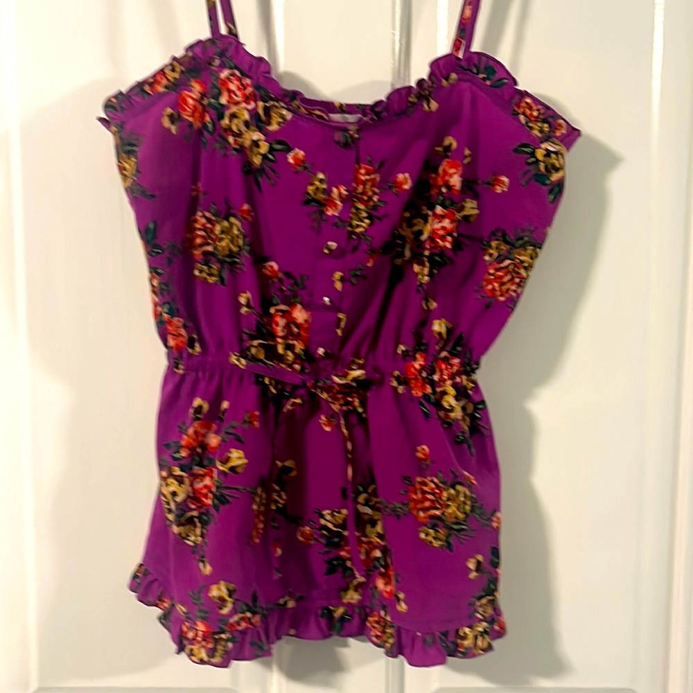Candies Purple Crop Top.